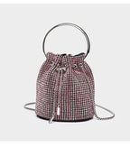 Diamond bucket bag for women