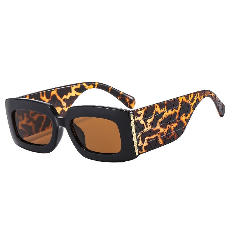 Large Frame Thick Legs Net Red Sunglasses Square Sunshade Sunglasses Female Trend Driving Sunglasses