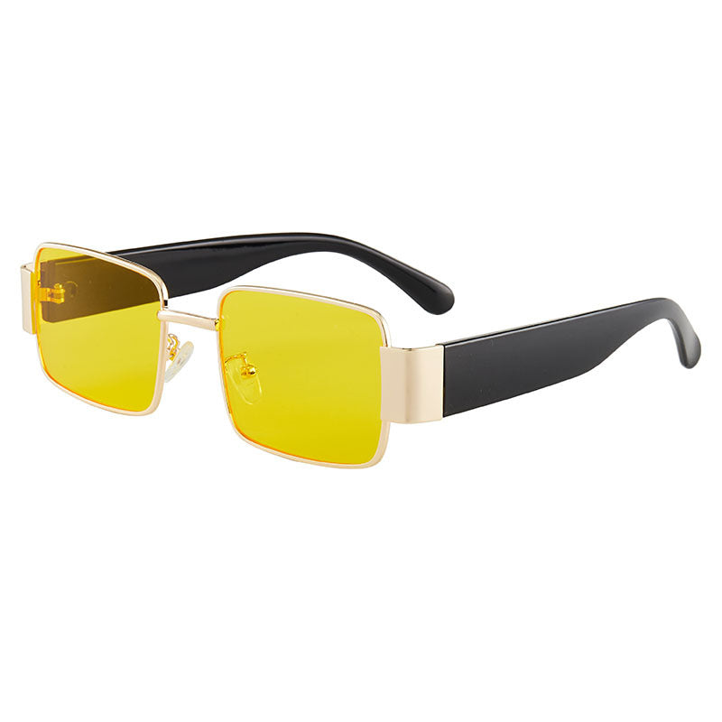 Large frame square face slimming sunglasses