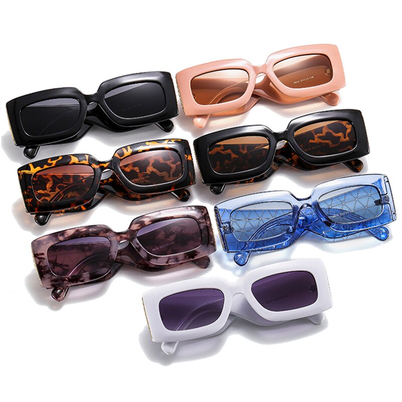 Large Frame Thick Legs Net Red Sunglasses Square Sunshade Sunglasses Female Trend Driving Sunglasses