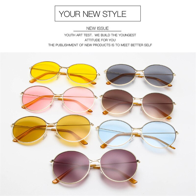 Round Large Frame Sunglasses