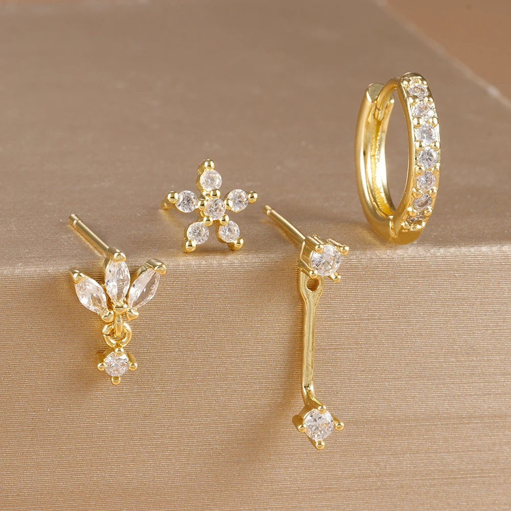 Zircon Stud Earrings