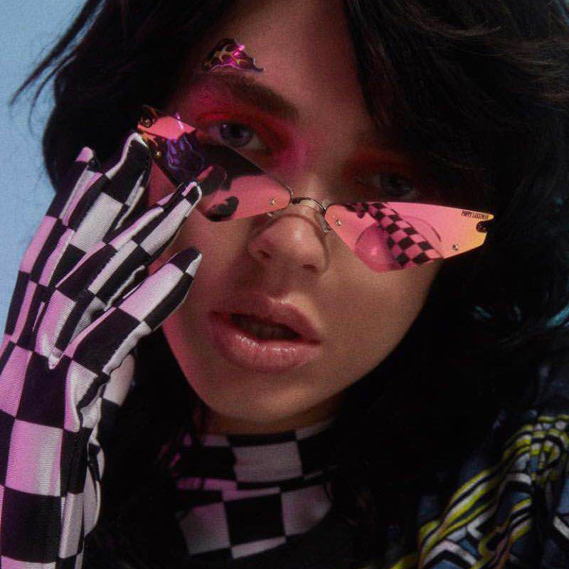 Fashion Cat Eye Sunglasses Women's Fashion Pop-Up Versatile Colorful Sunglasses Street Shot Sunglasses S8037