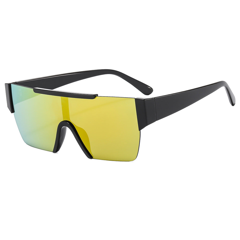 Integrated sunglasses for outdoor cycling, driving, personalized fashion, and trendy sunglasses