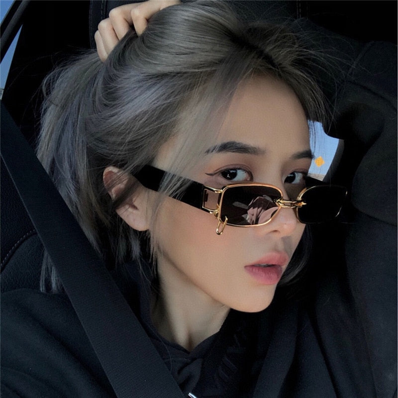 Rectangle Women Luxury Sunglasses