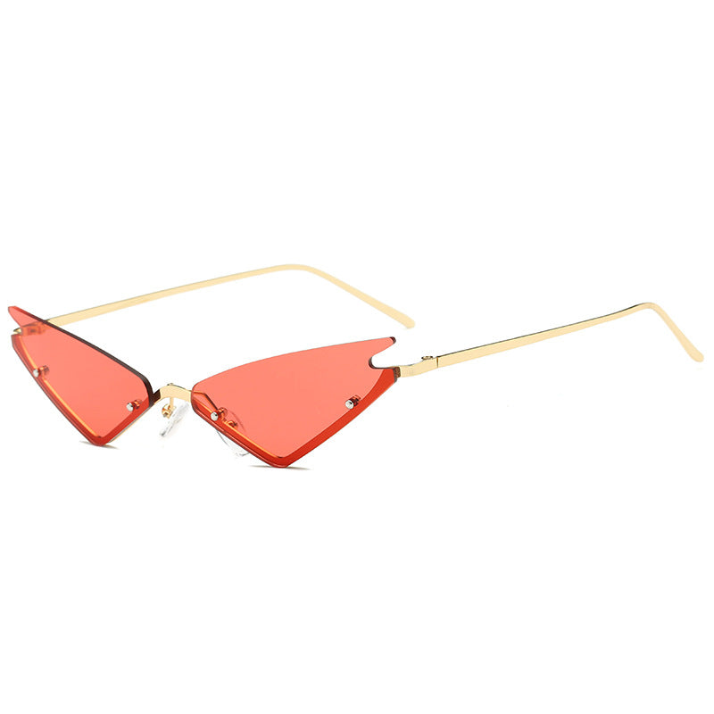 Fashion Cat Eye Sunglasses Women's Fashion Pop-Up Versatile Colorful Sunglasses Street Shot Sunglasses S8037