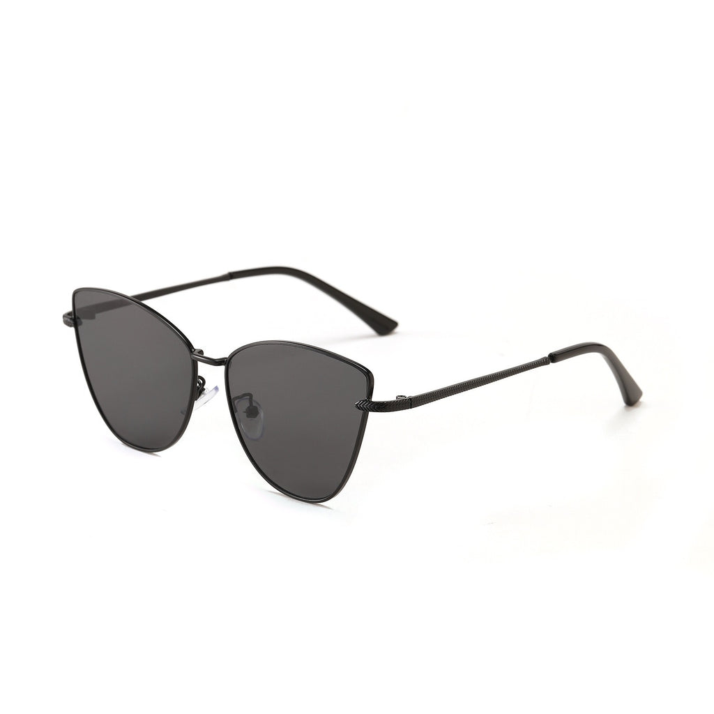 Irregular butterfly metal sunglasses for women