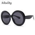 Fashionable Round Large Frame Sunglasses