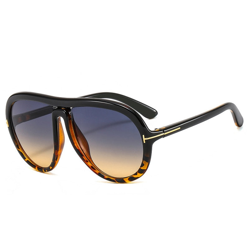 Retro Oversized Pilot Sunglasses