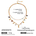 Titanium Steel Pearl Necklace