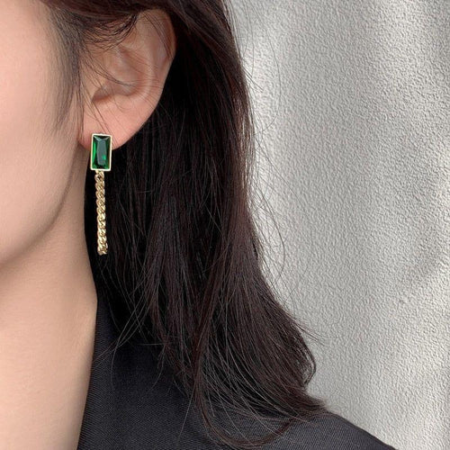 18K Sterling Chain Earrings - Viexta