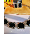 Ad Stone Neckpiece with Stud - Viexta
