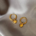 Tarnish-Free Heart Shaped Hoops - Viexta