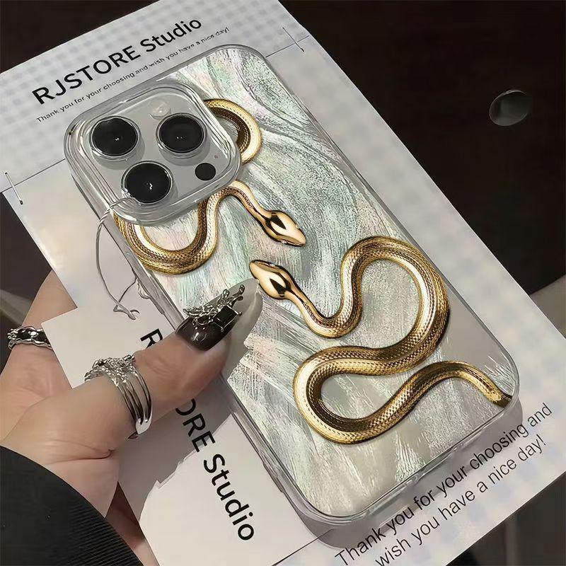 gold-snake-iphone-case - Viexta