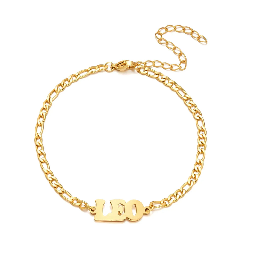 Stainless Steel Zodiac printed Bracelet - Viexta
