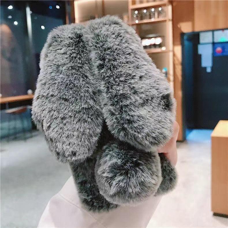plush-loving-rabbit-drop-resistant-iphone-case - Viexta