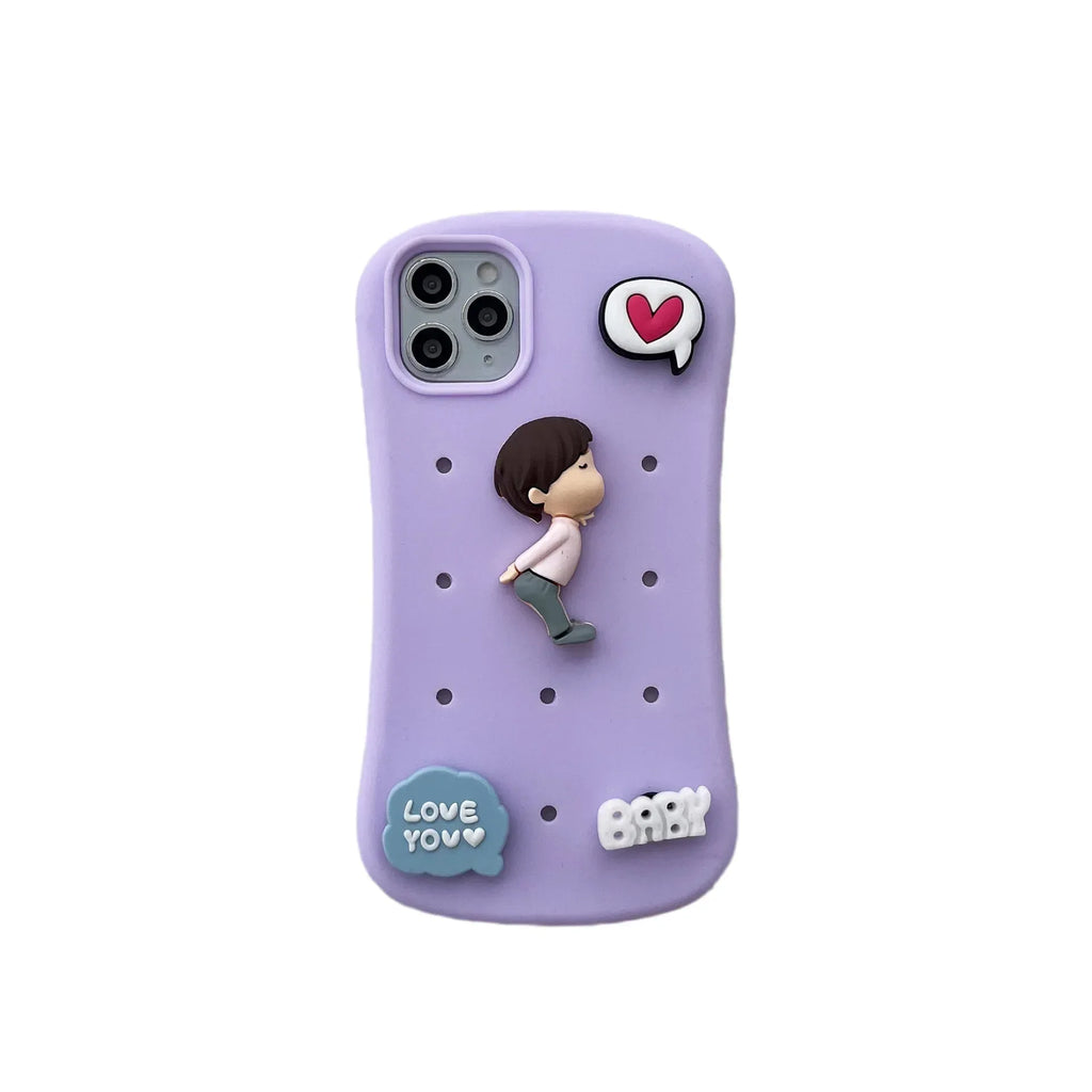 Couple Silicone Drop-resistant Heat Dissipation iPhone Case - Viexta