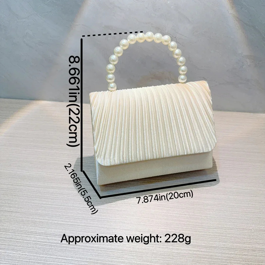 Pleated Evening Bag - Viexta