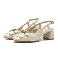 Horsebit Buckle High Heels - Viexta