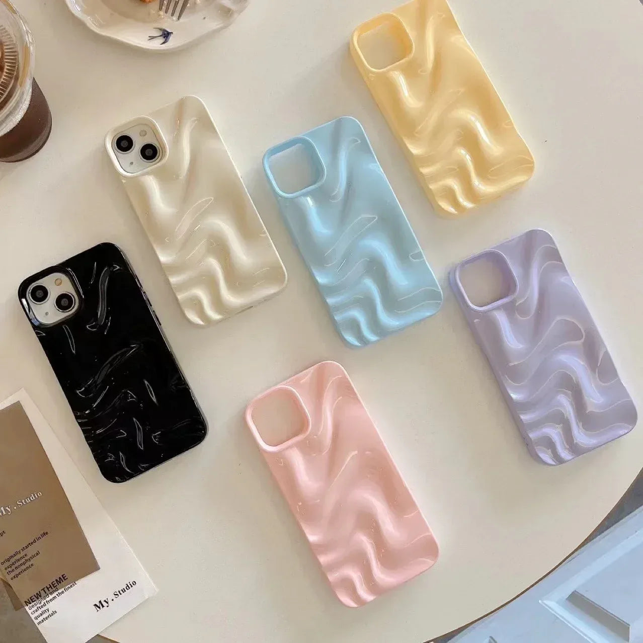 Three-dimensional Pleated Water Ripple IPhone Case - Viexta