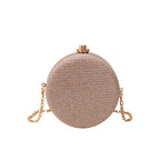 Rhinestone-encrusted Chain Shoulder Bag - Viexta