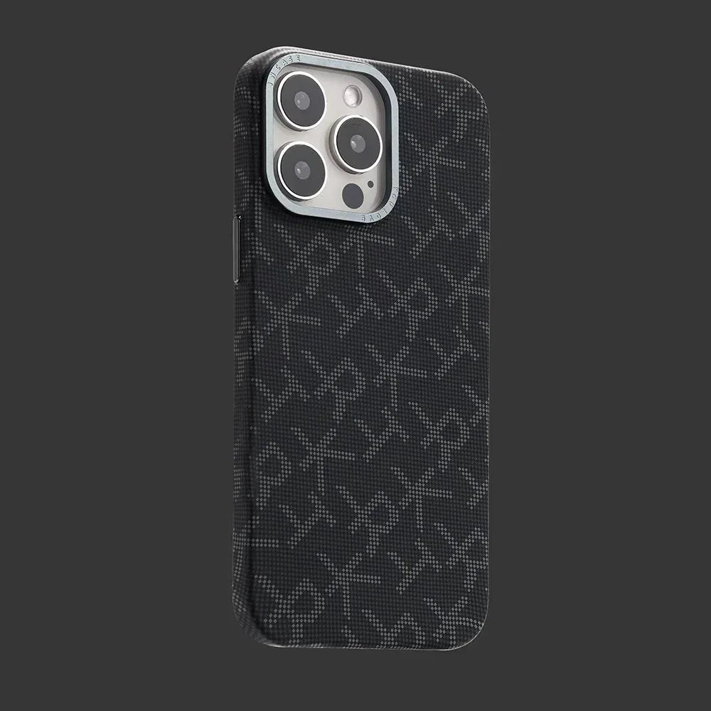 Fiber Texture Ultra-thin Metal iPhone Case - Viexta