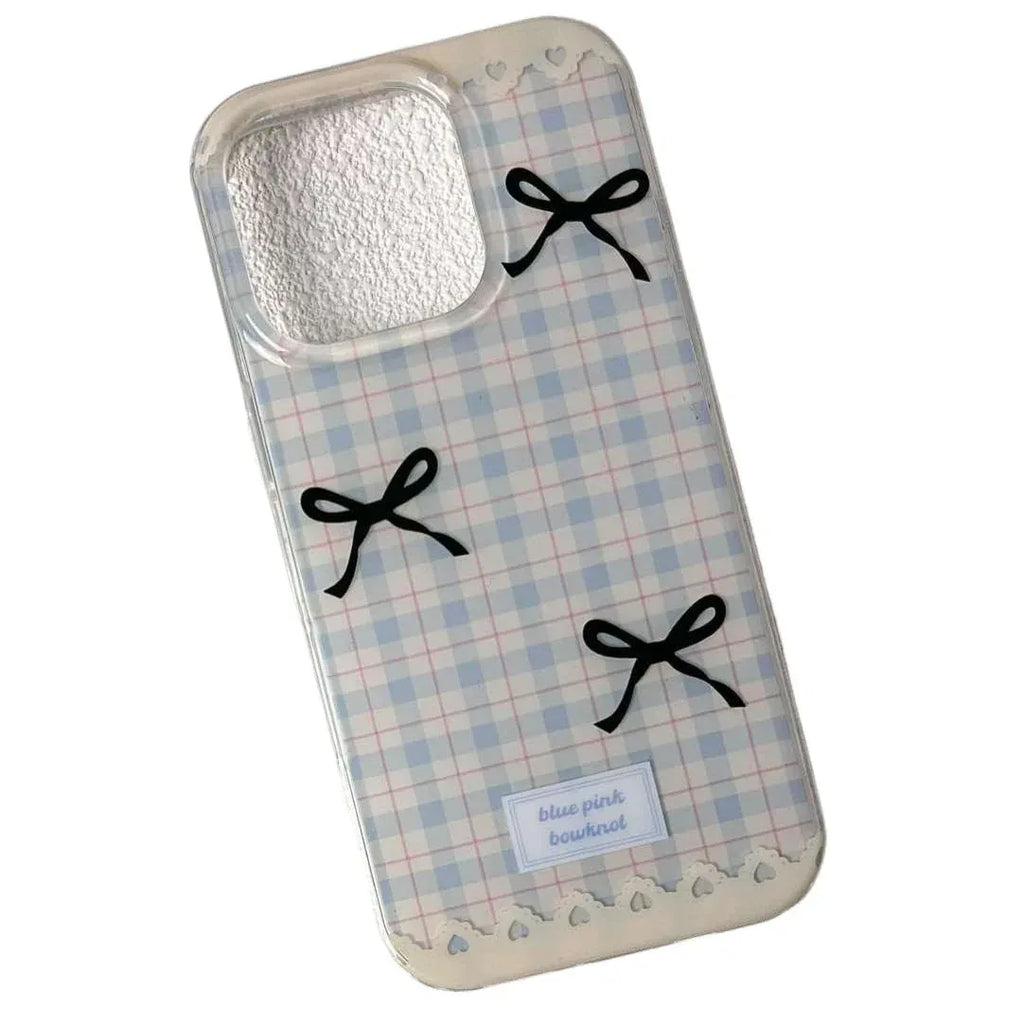 Plaid Bow iPhone Case - Viexta