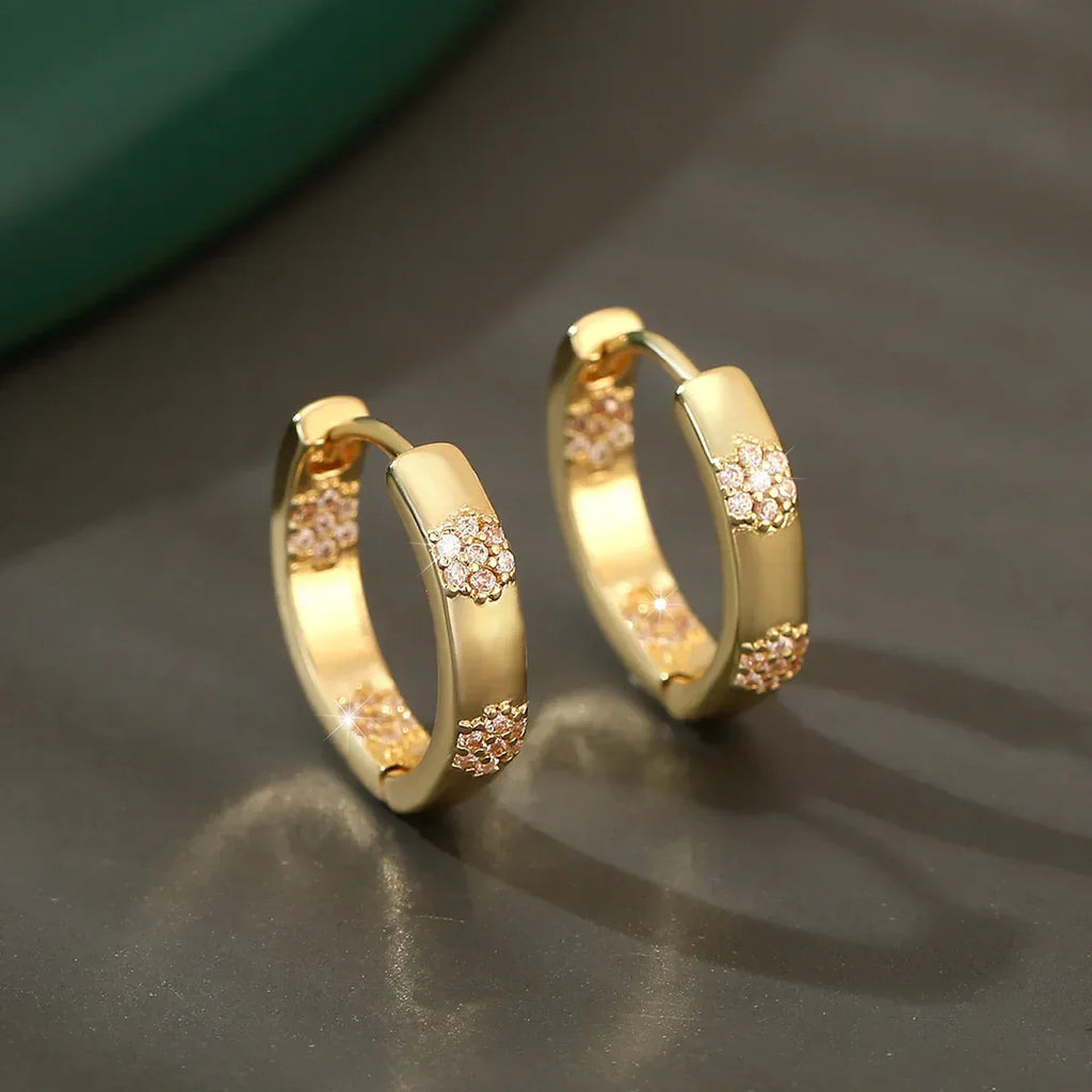 retro-matching-round-ear-clip-earrings - Viexta