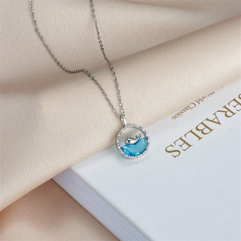 whale-pendant-clavicle-chain - Viexta