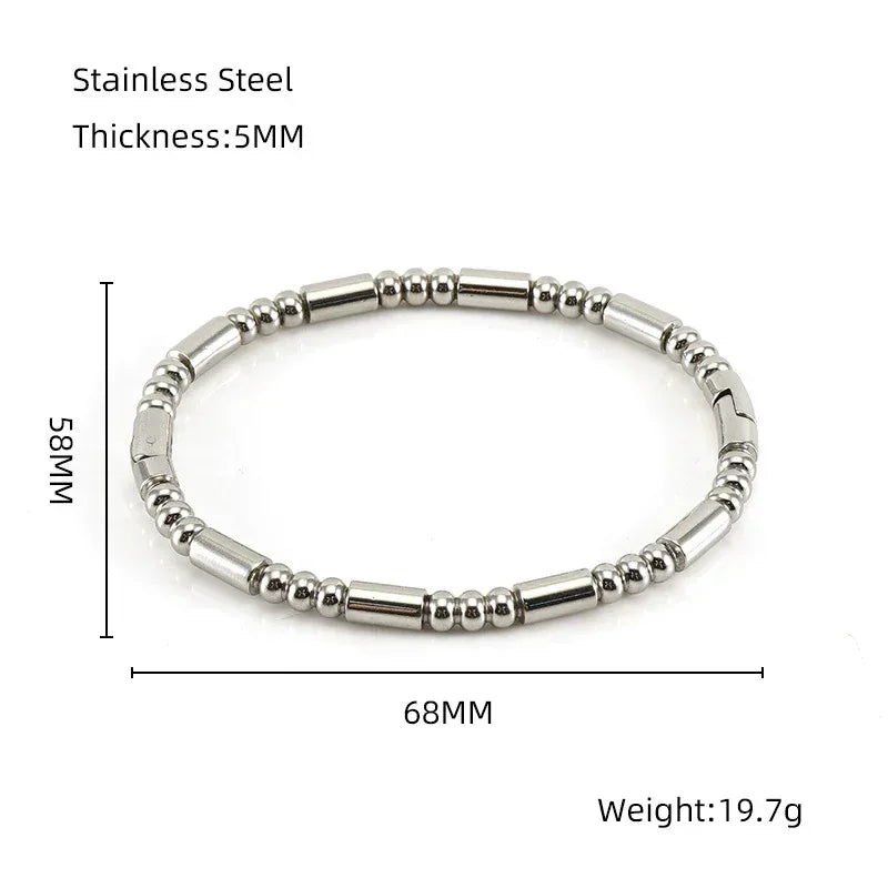 Bamboo Titanium Steel Bracelet - Viexta
