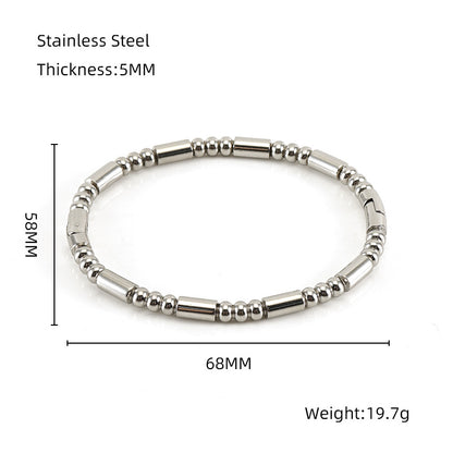 Bamboo Titanium Steel Bracelet