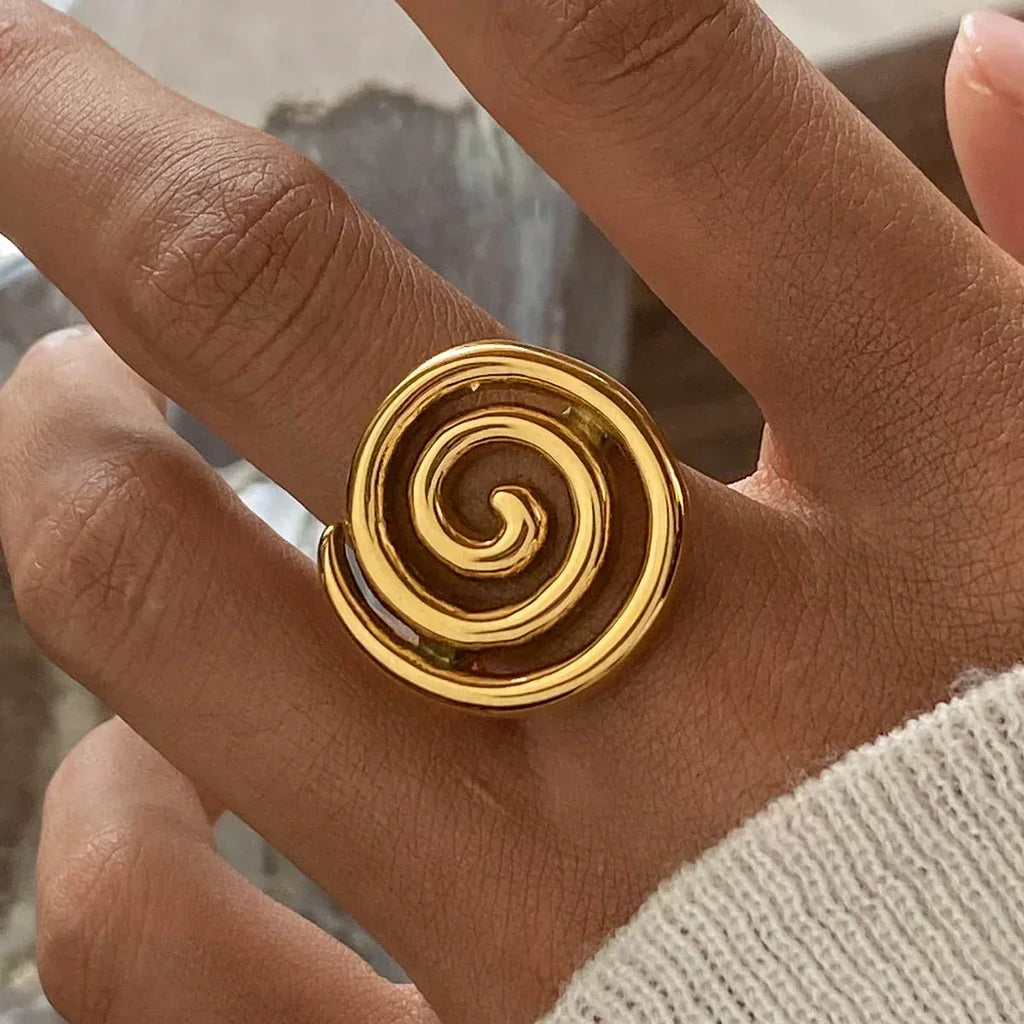 Stainless Steel Thread Spinning Ring - Viexta