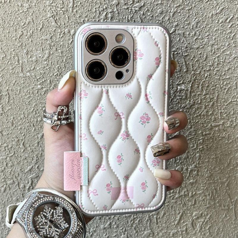 Down Jacket Small Floral iPhone Case - Viexta