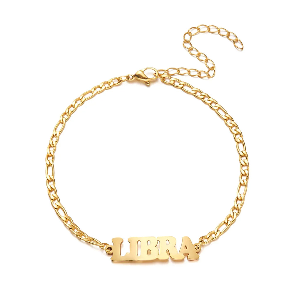 Stainless Steel Zodiac printed Bracelet - Viexta