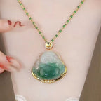 Maitreya Buddha Pendant Necklace