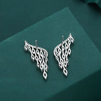 Diamond Angel Wings Earrings - Viexta