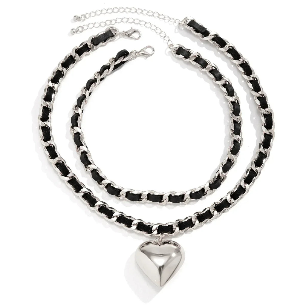 Double-layer Punk Style Neckwear - Viexta