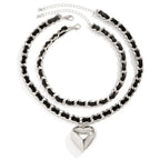 Double-layer Punk Style Neckwear - Viexta