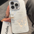 Butterflies and fireworks iphone case
