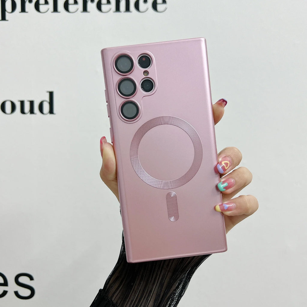 Advanced Metal Paint Magnetic Samsung Cover - Viexta