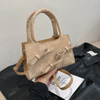 Bowknot Portable Square Bag - Viexta