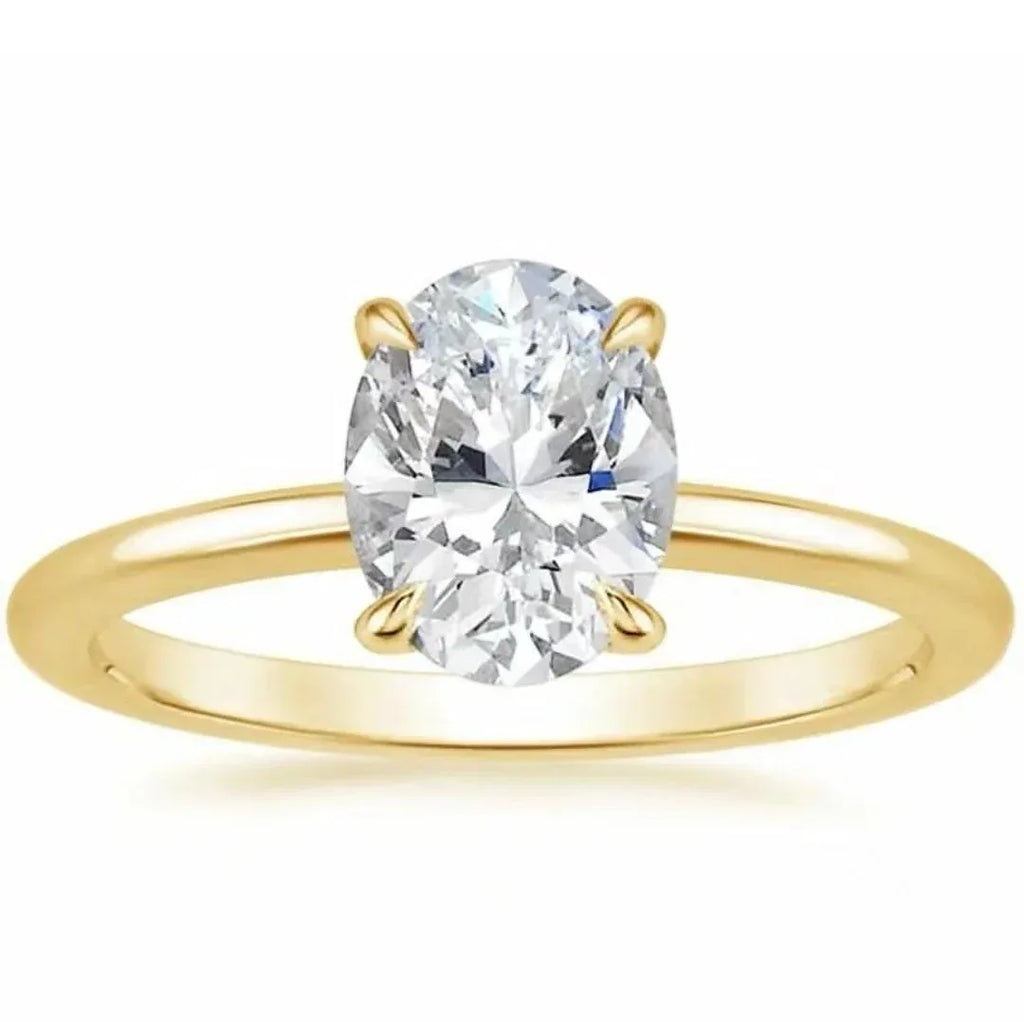 Wedding Luxury Oval Zircon Ring - Viexta