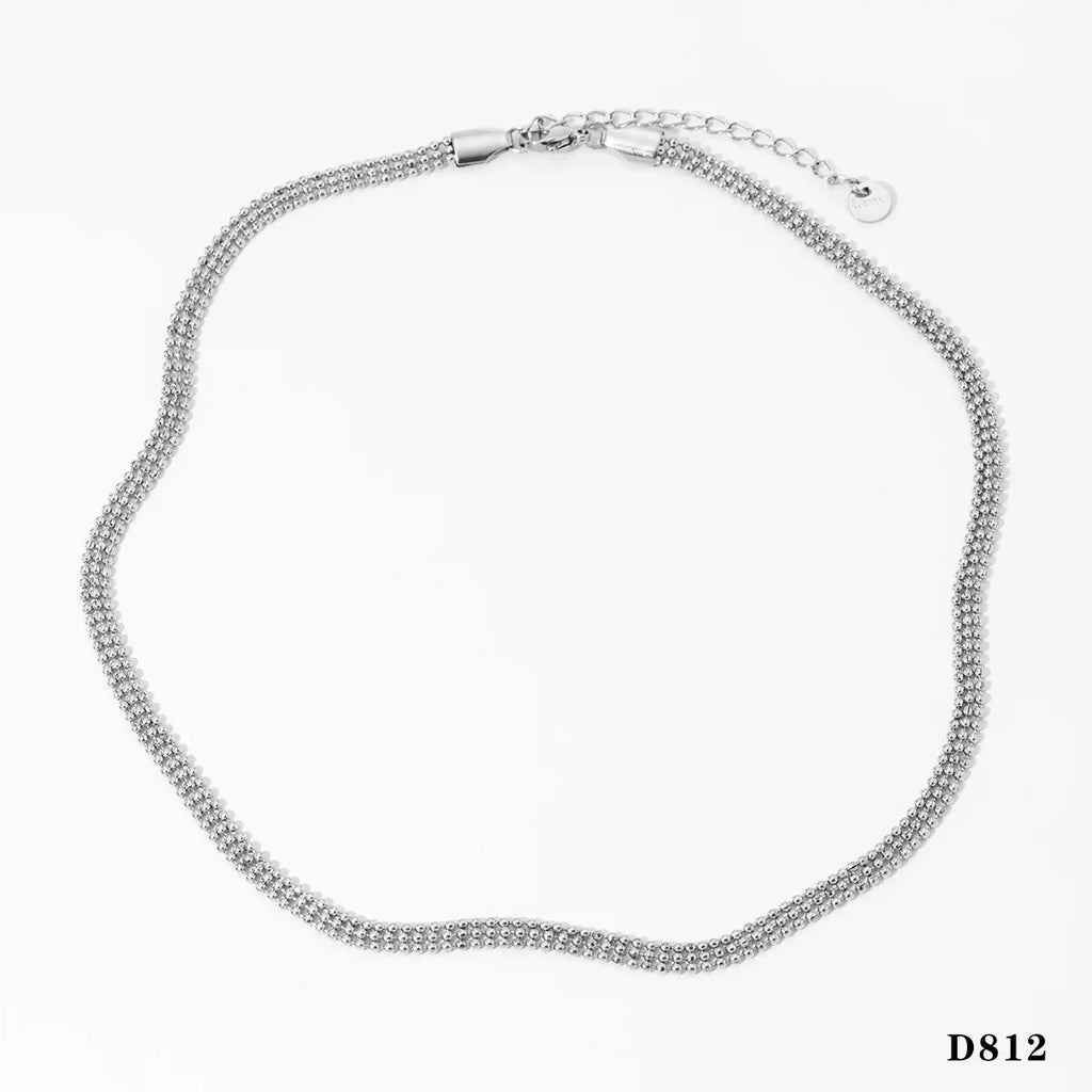 Cross-border Bead Chain Necklace Bracelet Set - Viexta