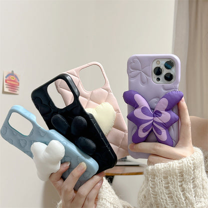 Three-dimensional Cartoon Autumn iPhone Case