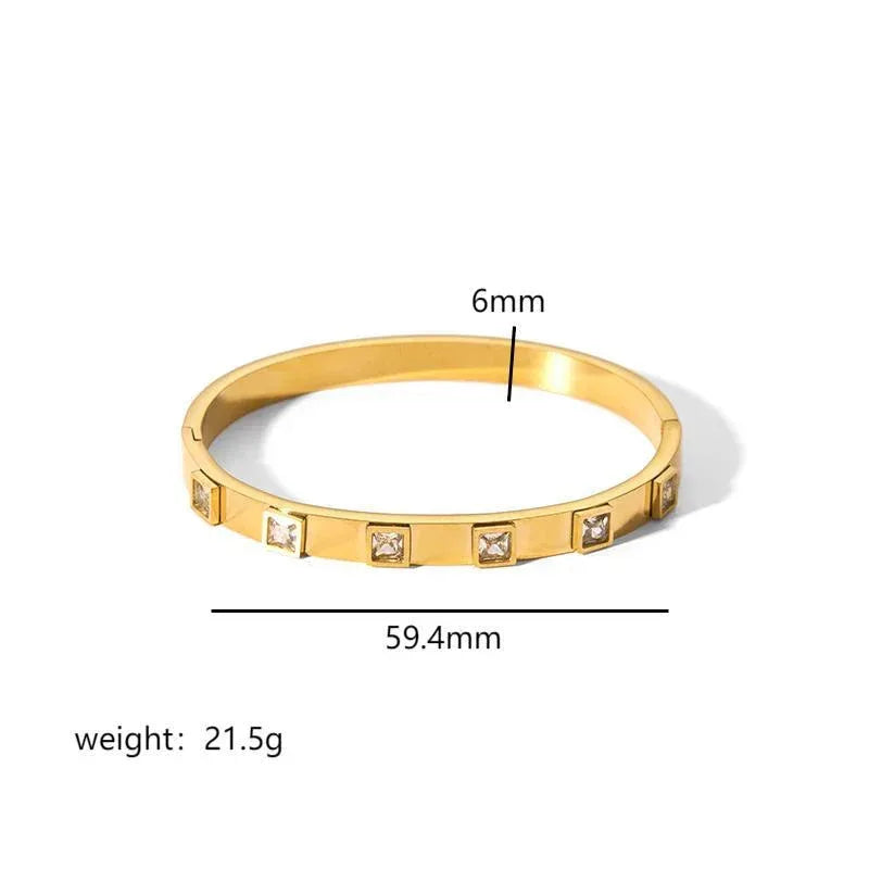 Titanium Steel Bracelet Six-pointed Star Buckle - Viexta
