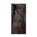 Diamond Pattern Acrylic Solid Color Samsung Case