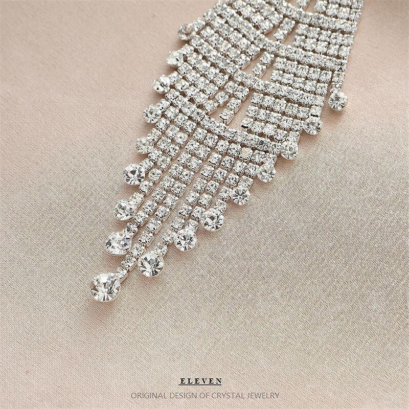 Personality Exaggerating Tassel Earrings - Viexta