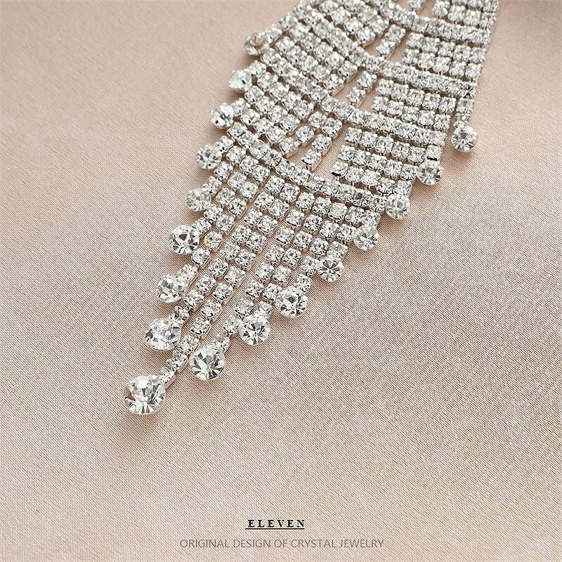 Personality Exaggerating Tassel Earrings