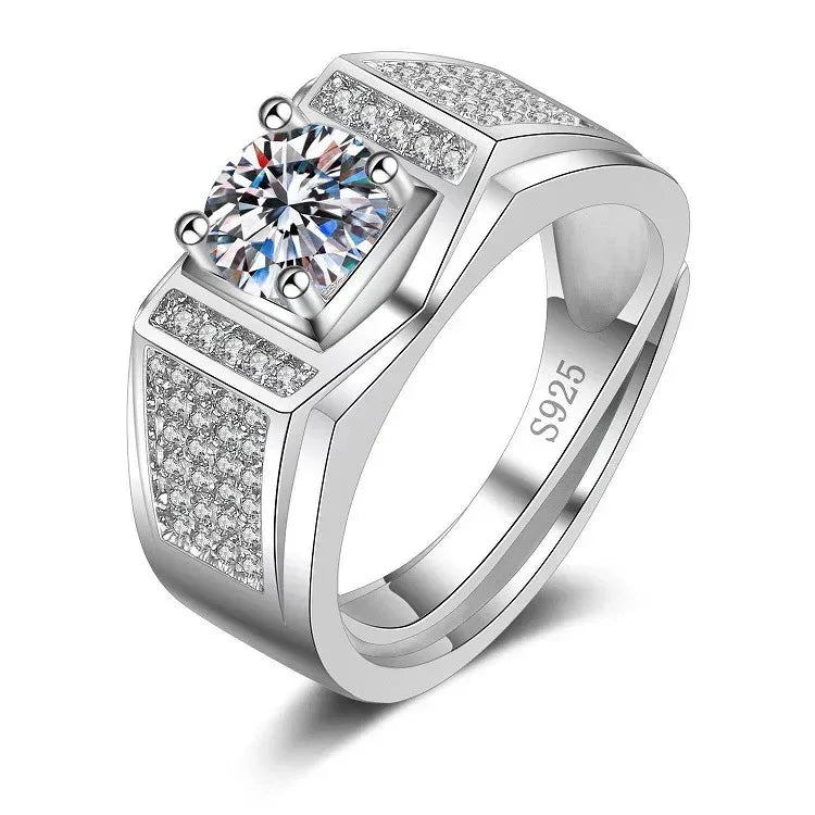 Six-claw 1 Karat Engagement Ring - Viexta