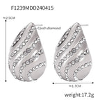 Luxury Water Drop-shaped Earrings - Viexta